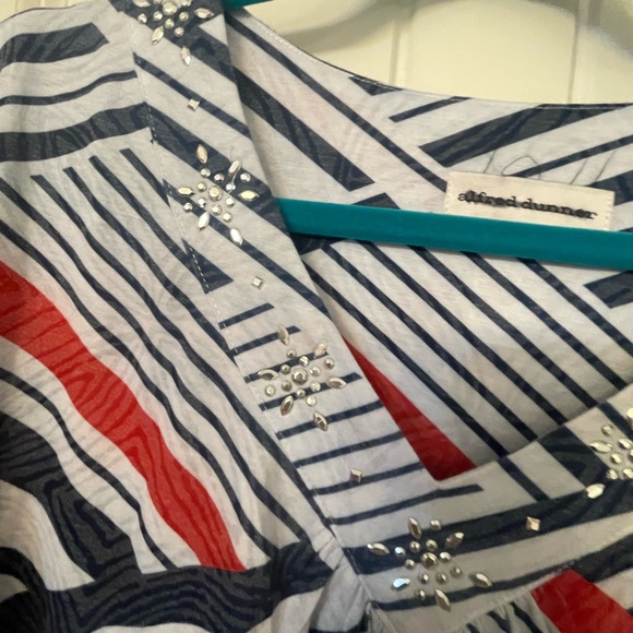 Red, white and blue sparkling shirt. - Picture 2 of 3